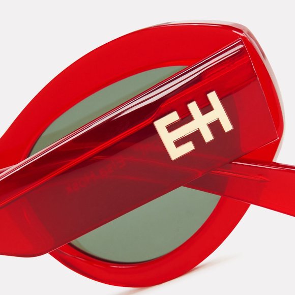 CHIMI 'JUST RIGHT' RED CATEYE SUNGLASSES - Picture 4 of 7